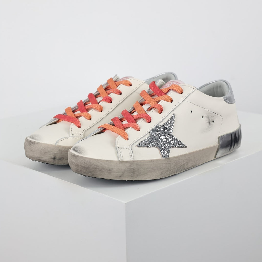 Golden Goose Superstar side star Glitter