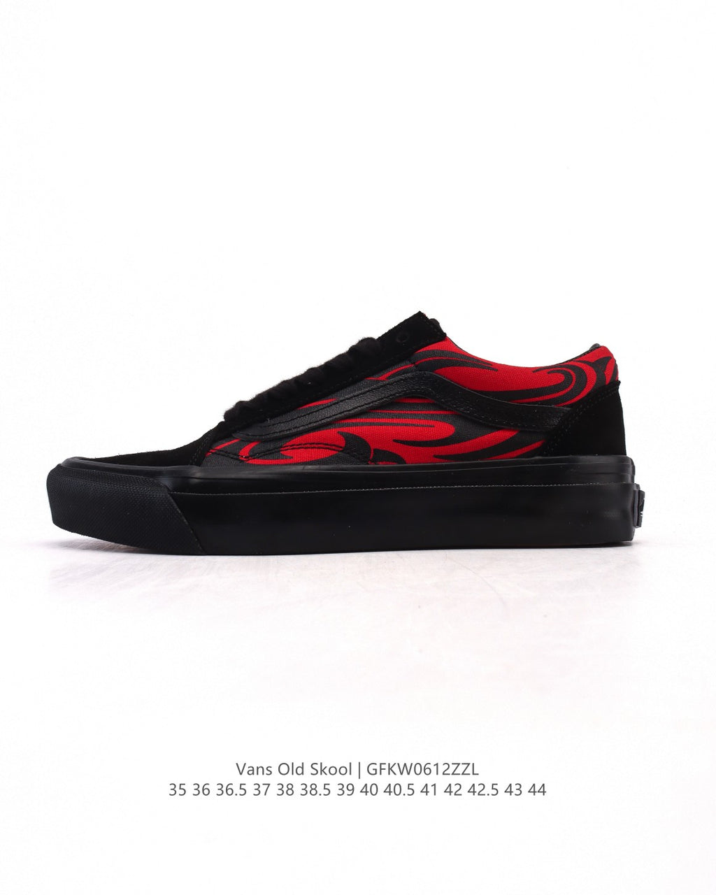 Vans Premium Old Skool Y2K Flame Black Red