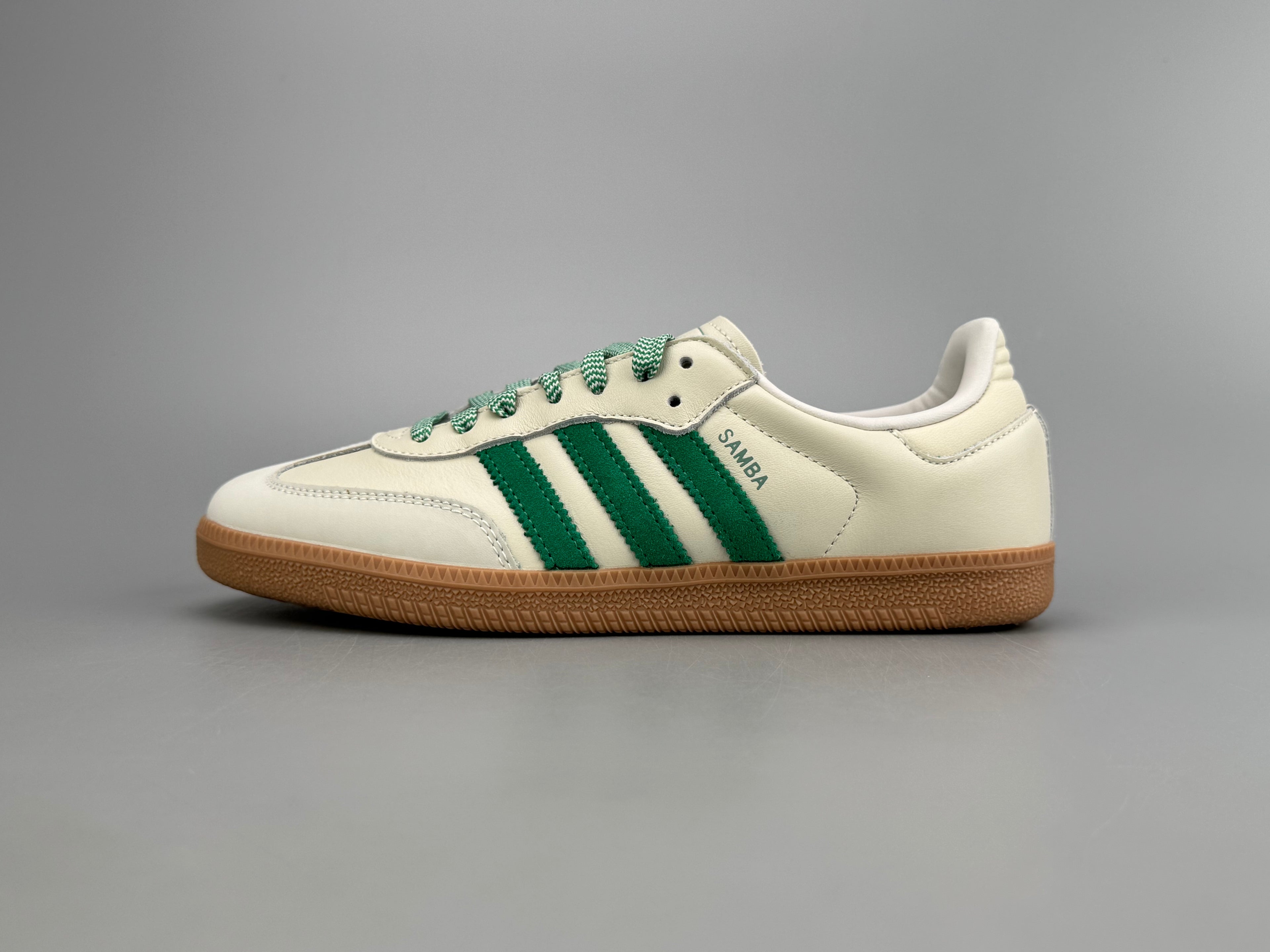 Adidas Samba OG Natural Leather & Front Suede Sneakers