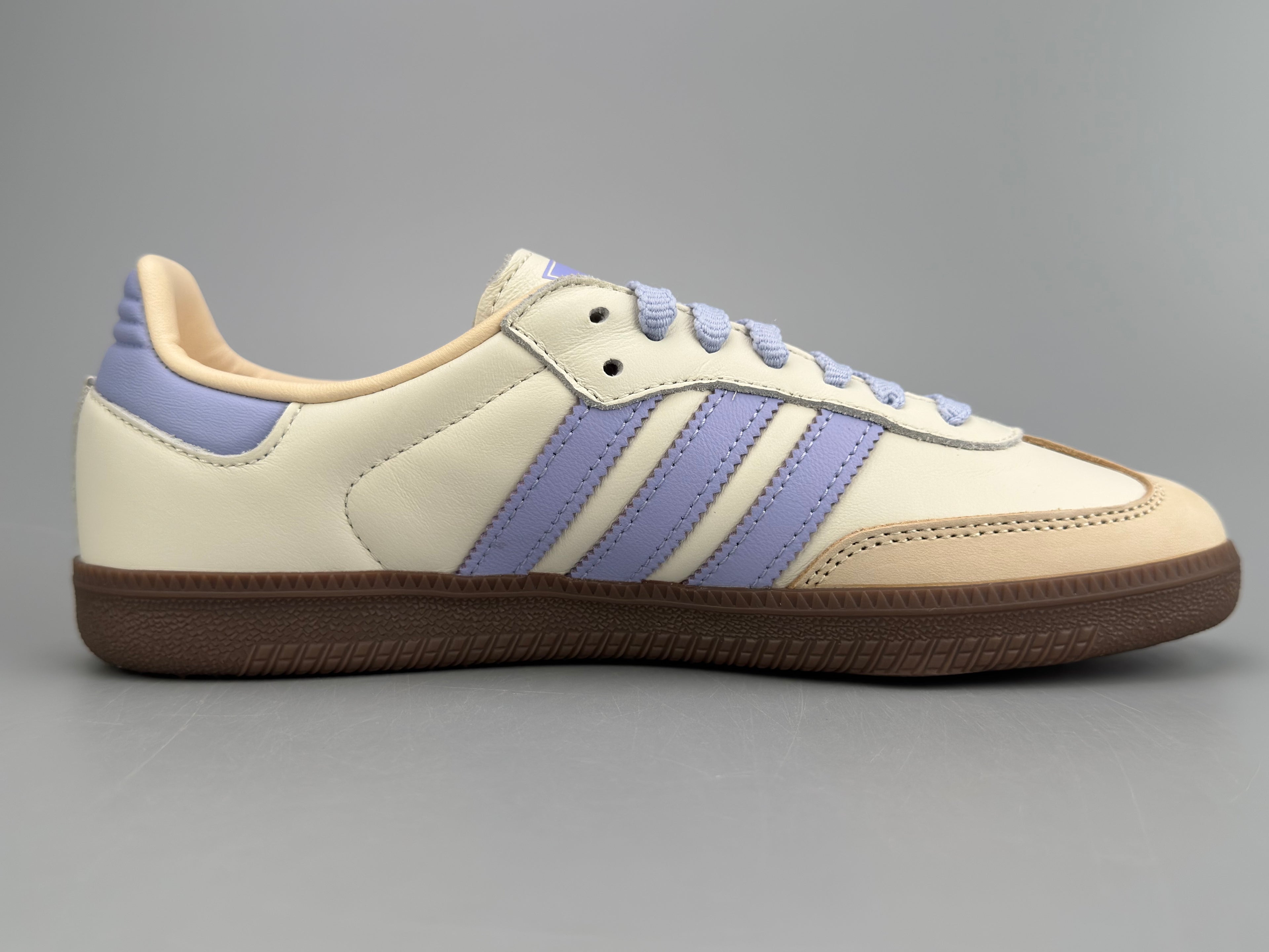 Adidas Samba OG Natural Leather & Front Suede Sneakers