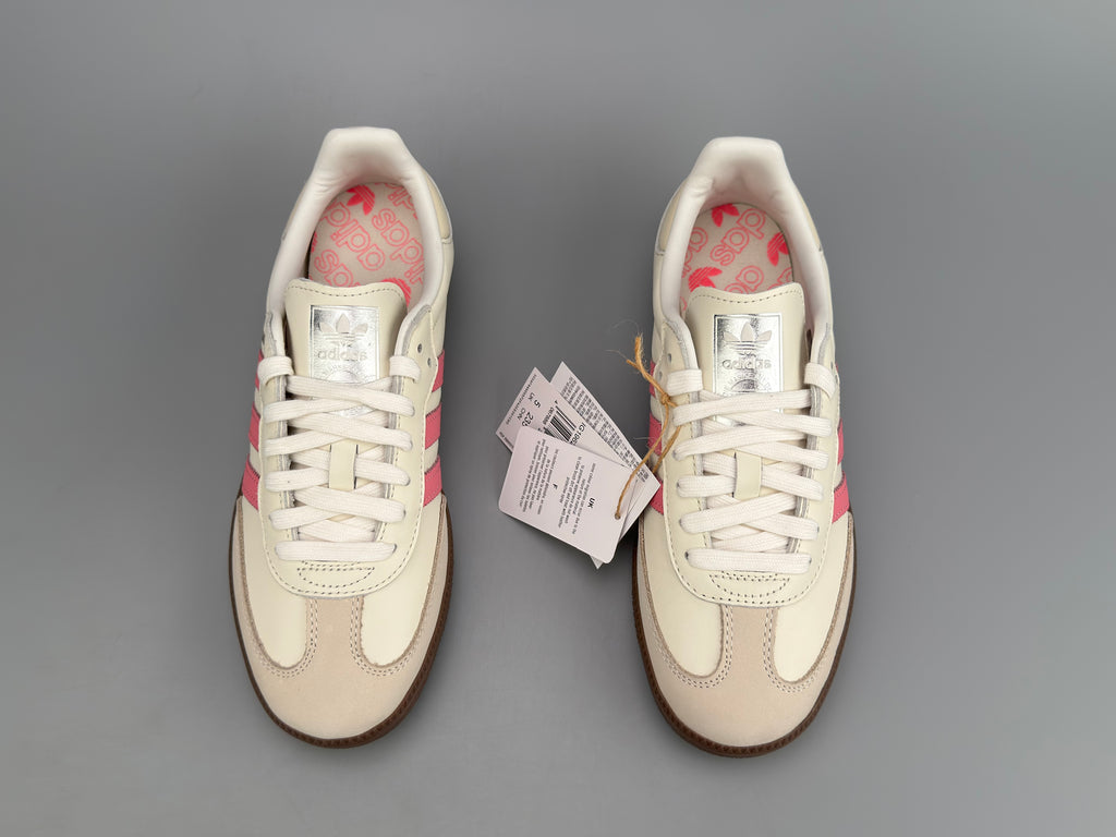 Adidas Samba OG Natural Leather & Front Suede Sneakers