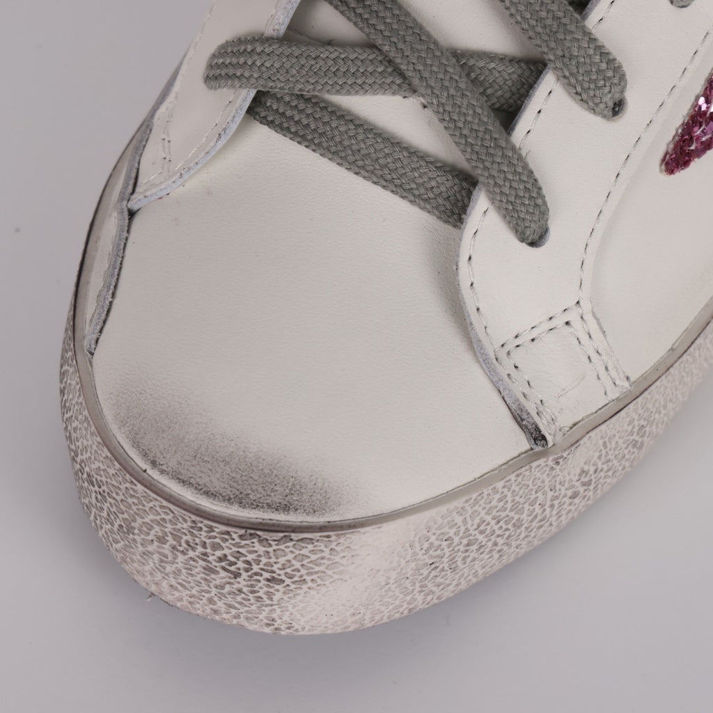 Golden Goose Superstar side star Glitter