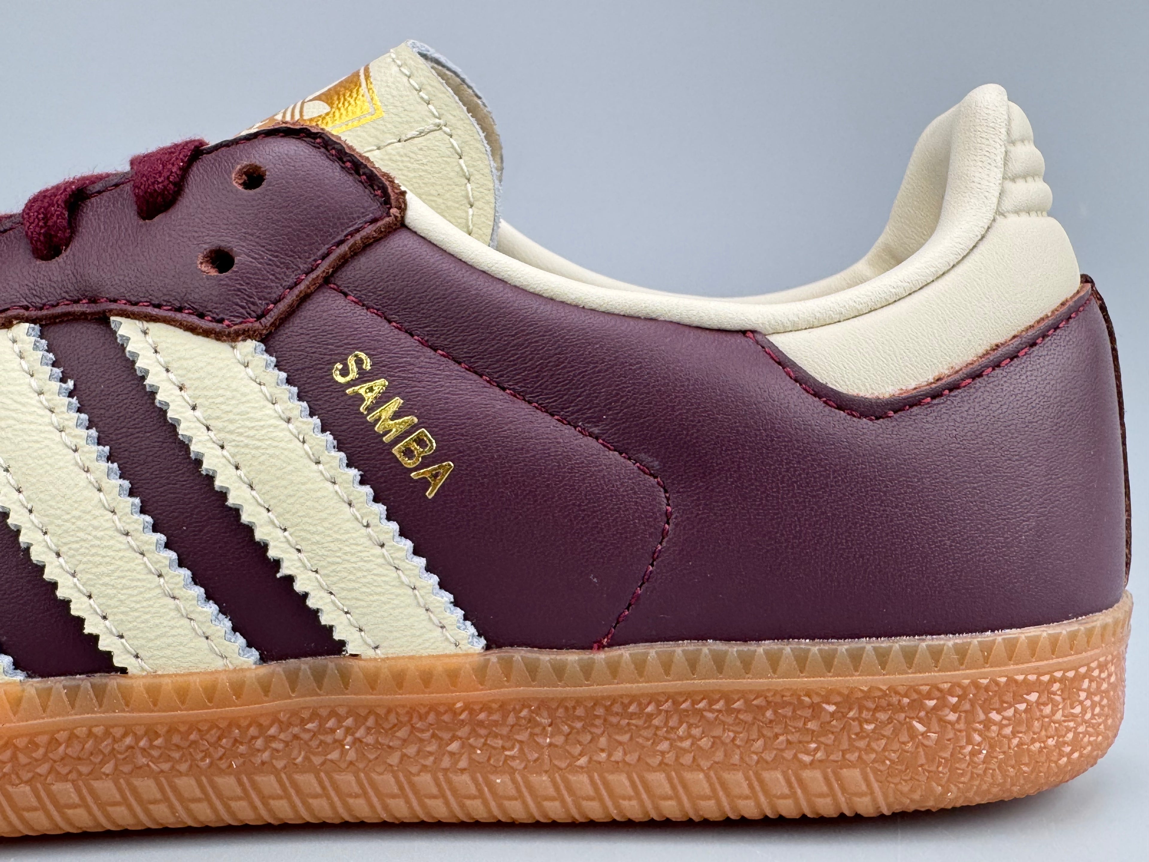 Adidas Samba OG Natural Leather & Front Suede Sneakers