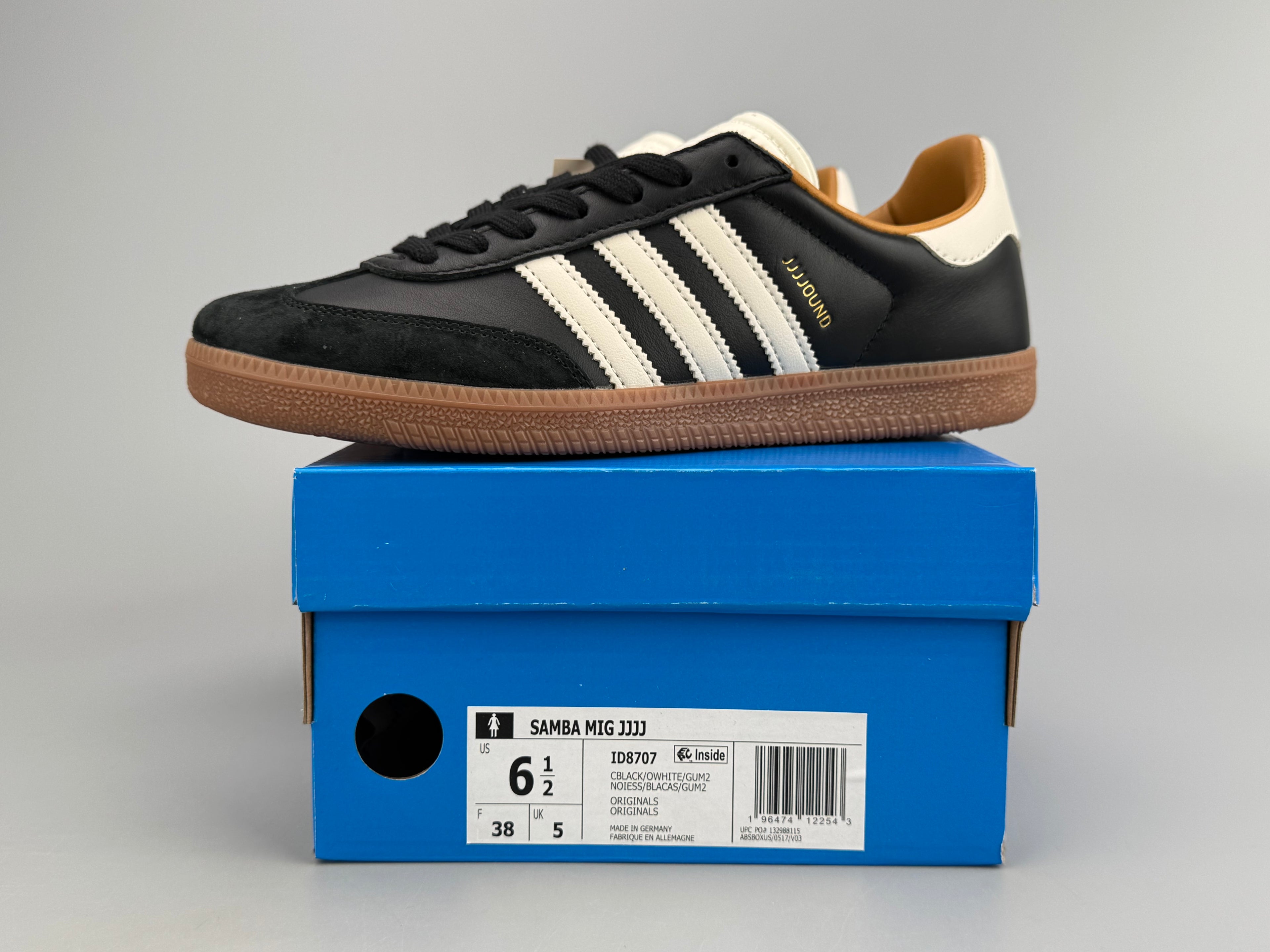 Adidas Samba OG Natural Leather & Front Suede Sneakers