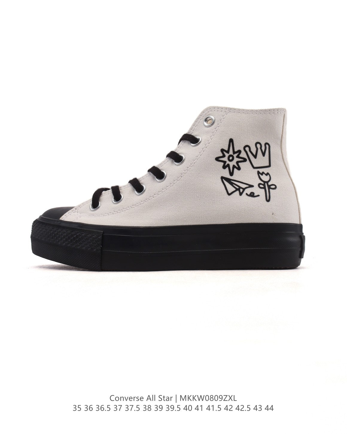 Converse Chuck 70 Hi Sketch Black White