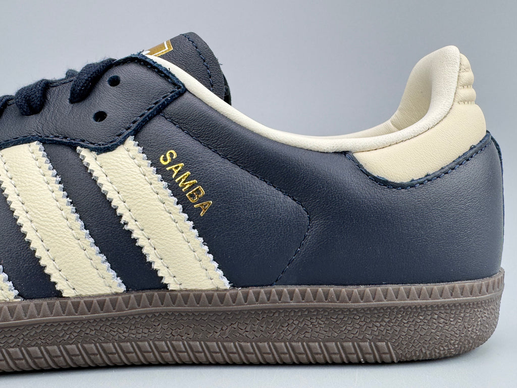 Adidas Samba OG Natural Leather & Front Suede Sneakers