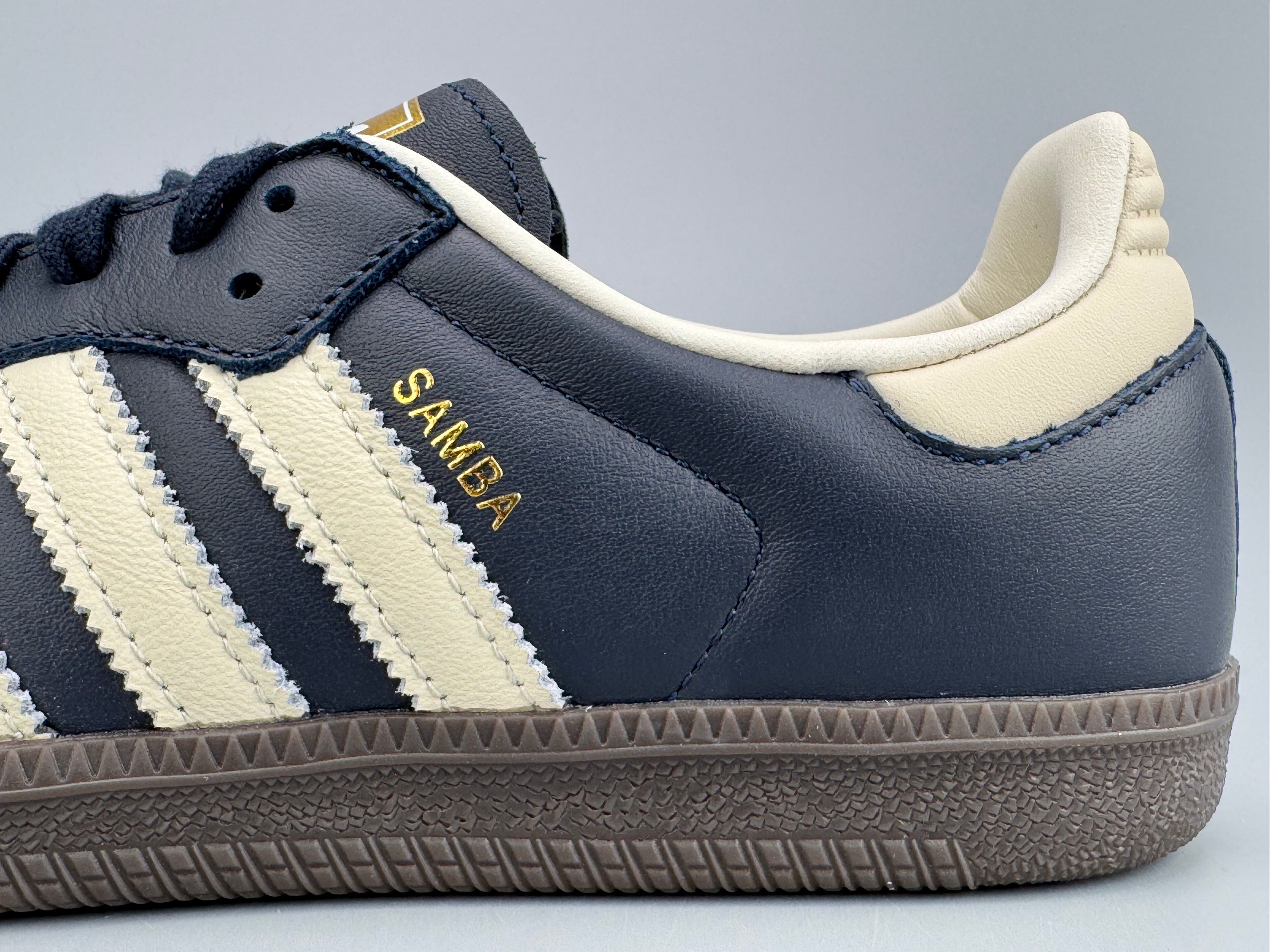 Adidas Samba OG Natural Leather & Front Suede Sneakers