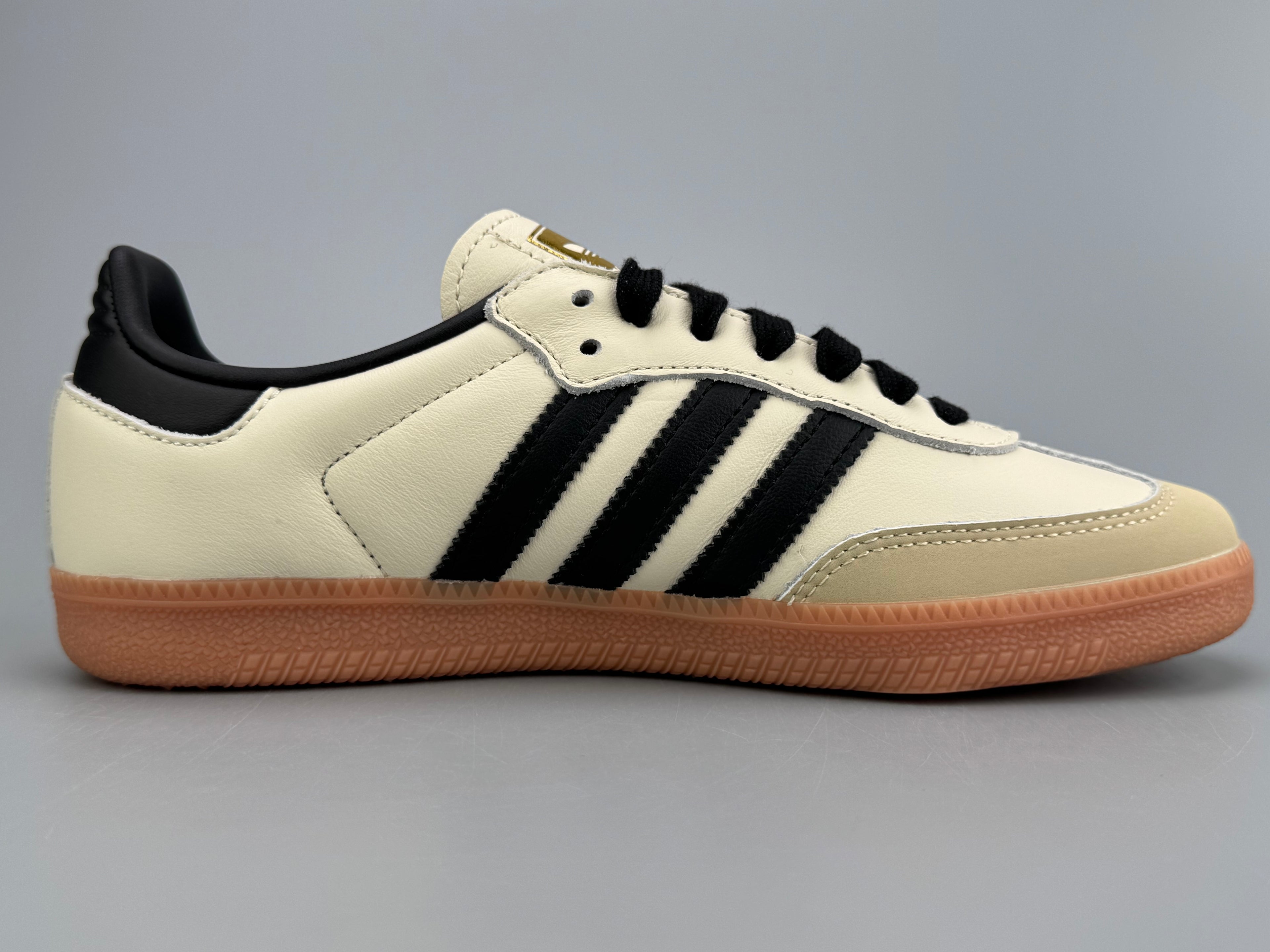 Adidas Samba OG Natural Leather & Front Suede Sneakers