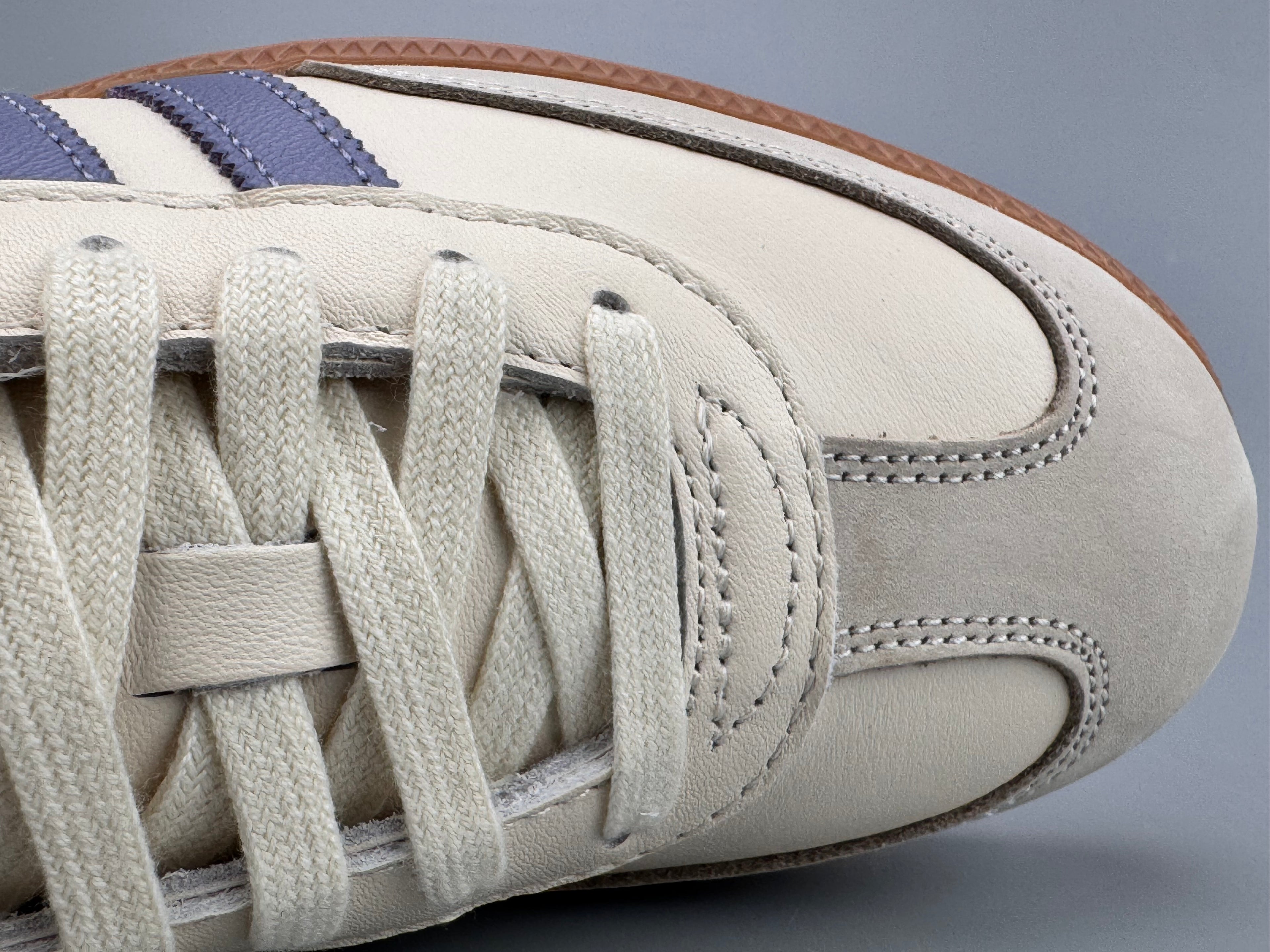 Adidas Samba OG Natural Leather & Front Suede Sneakers