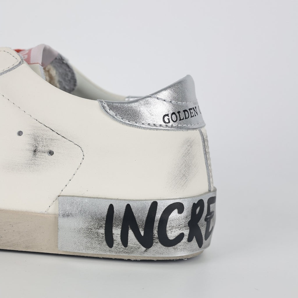 Golden Goose Superstar side star Glitter