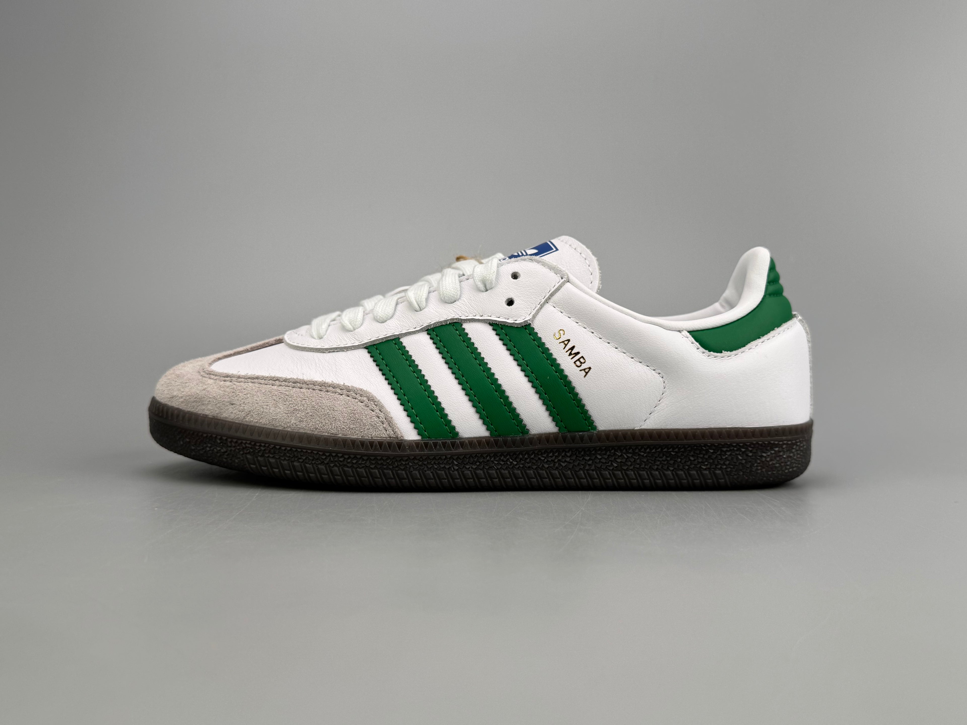 Adidas Samba OG Natural Leather & Front Suede Sneakers