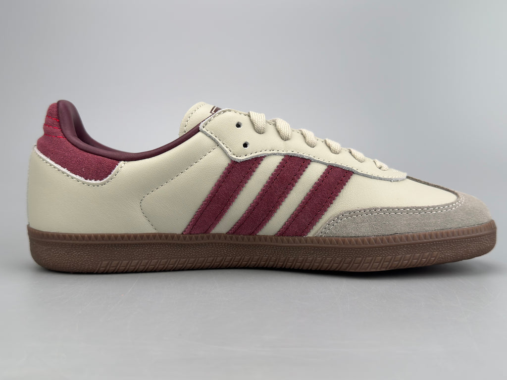 Adidas Samba OG Natural Leather & Front Suede Sneakers