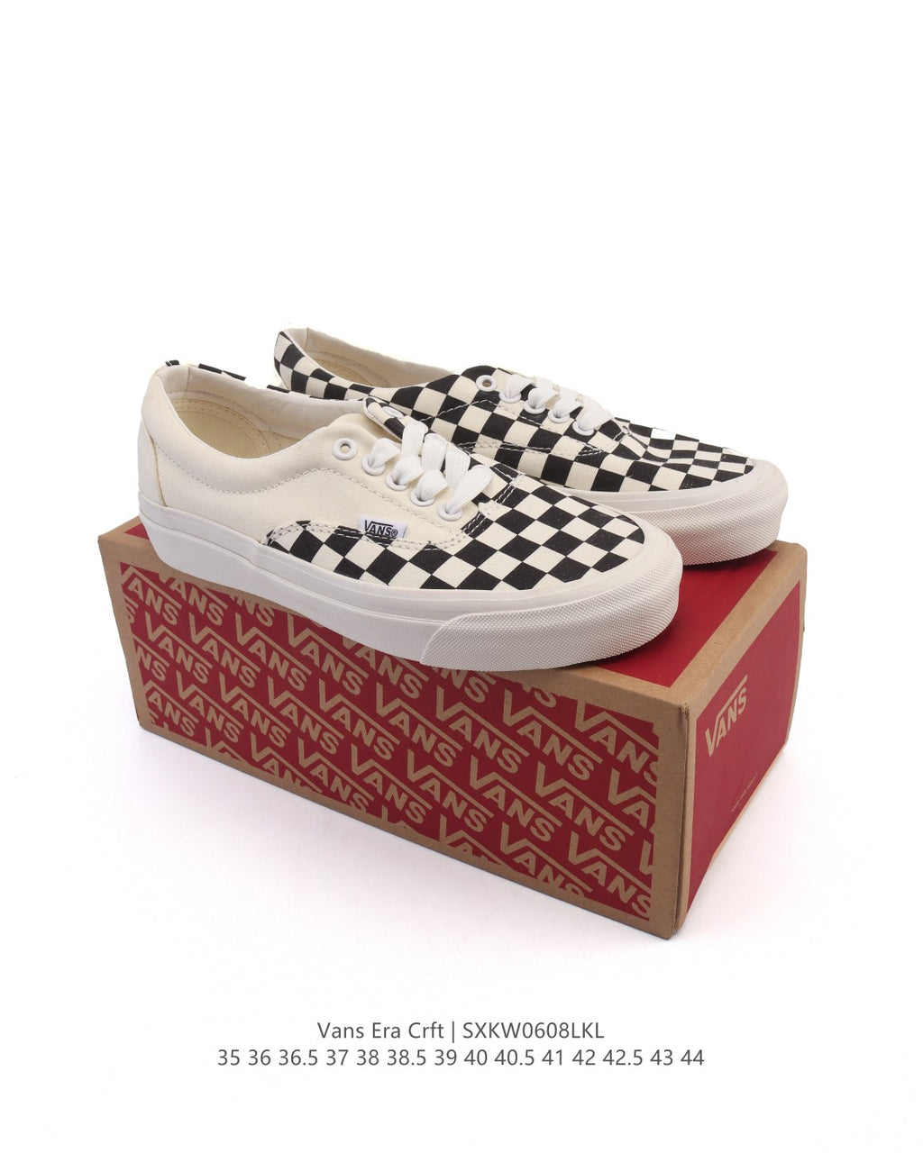 Vans Era CRFT Podium Checkerboard Black