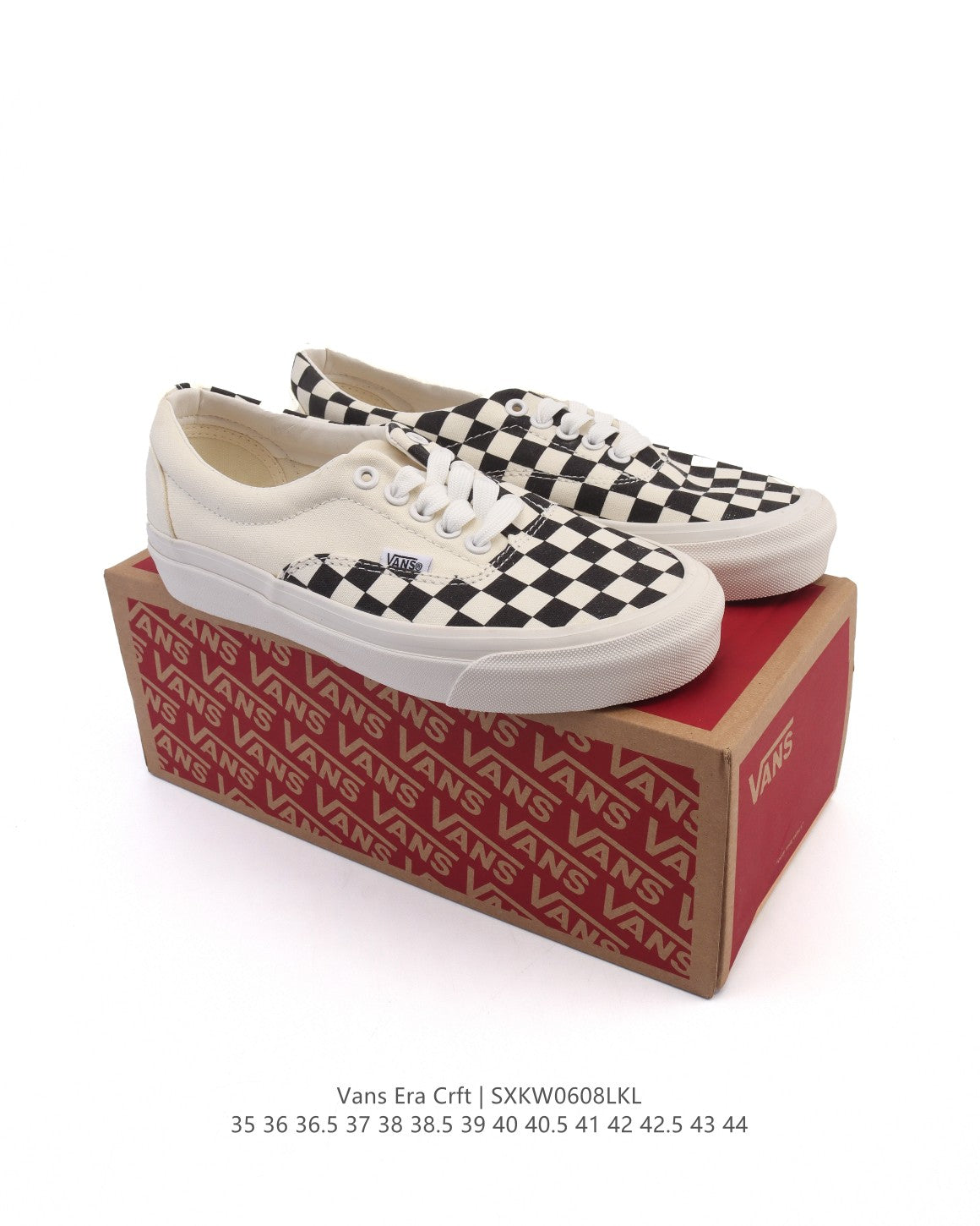 Vans Era CRFT Podium Checkerboard Black