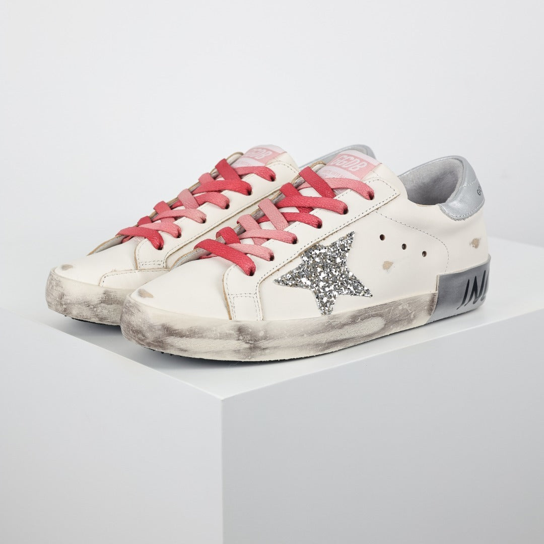 Golden Goose Superstar side star Glitter