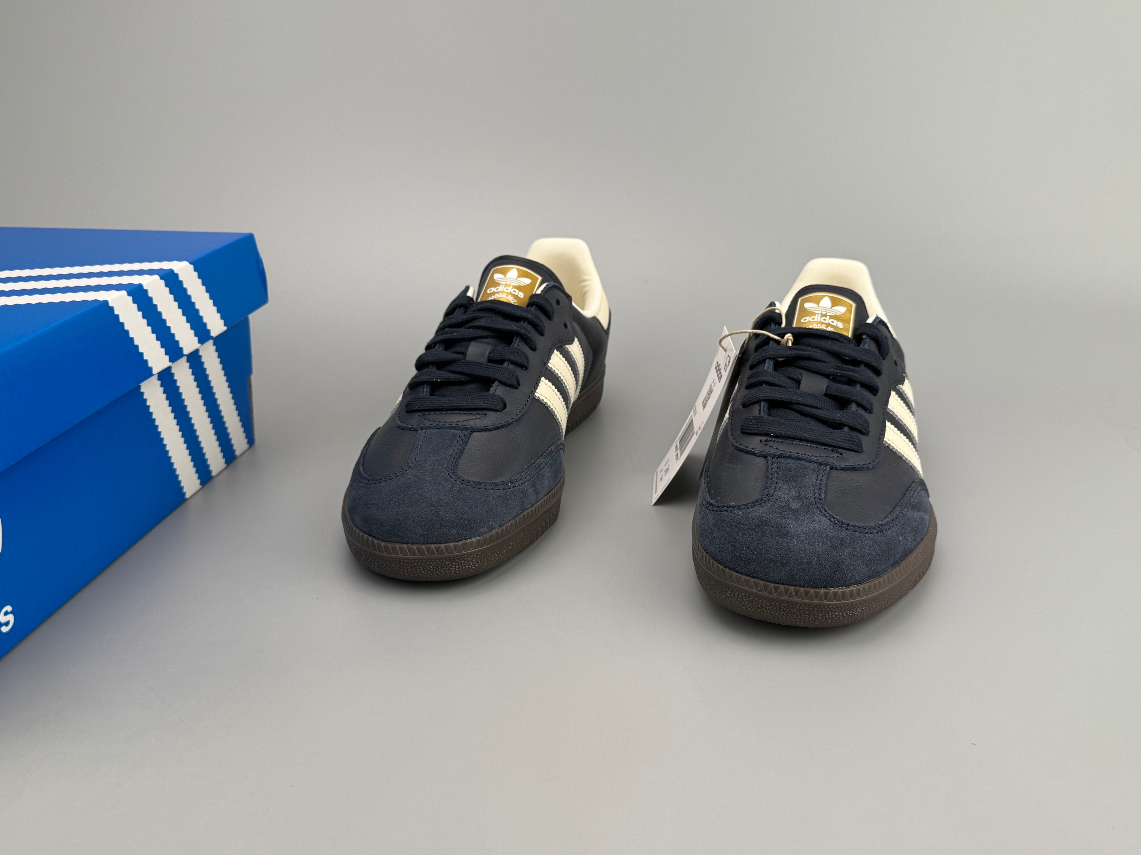 Adidas Samba OG Natural Leather & Front Suede Sneakers