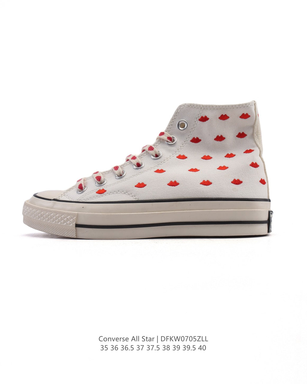 Converse Chuck 70 Hi Embroidered Lips