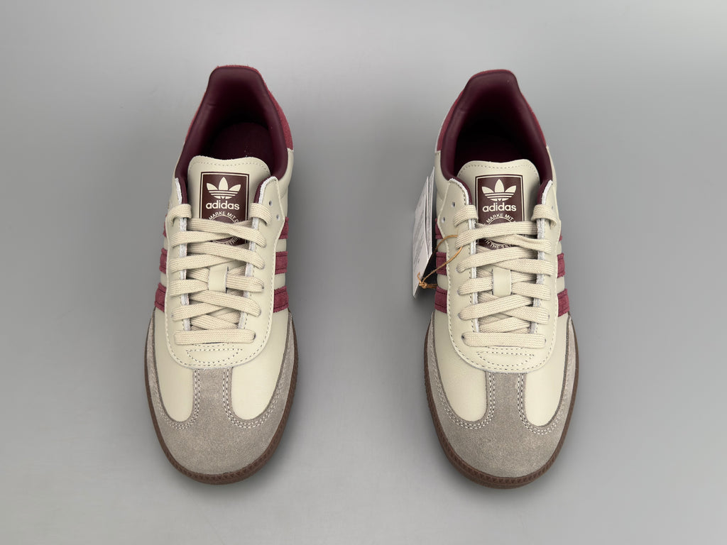 Adidas Samba OG Natural Leather & Front Suede Sneakers