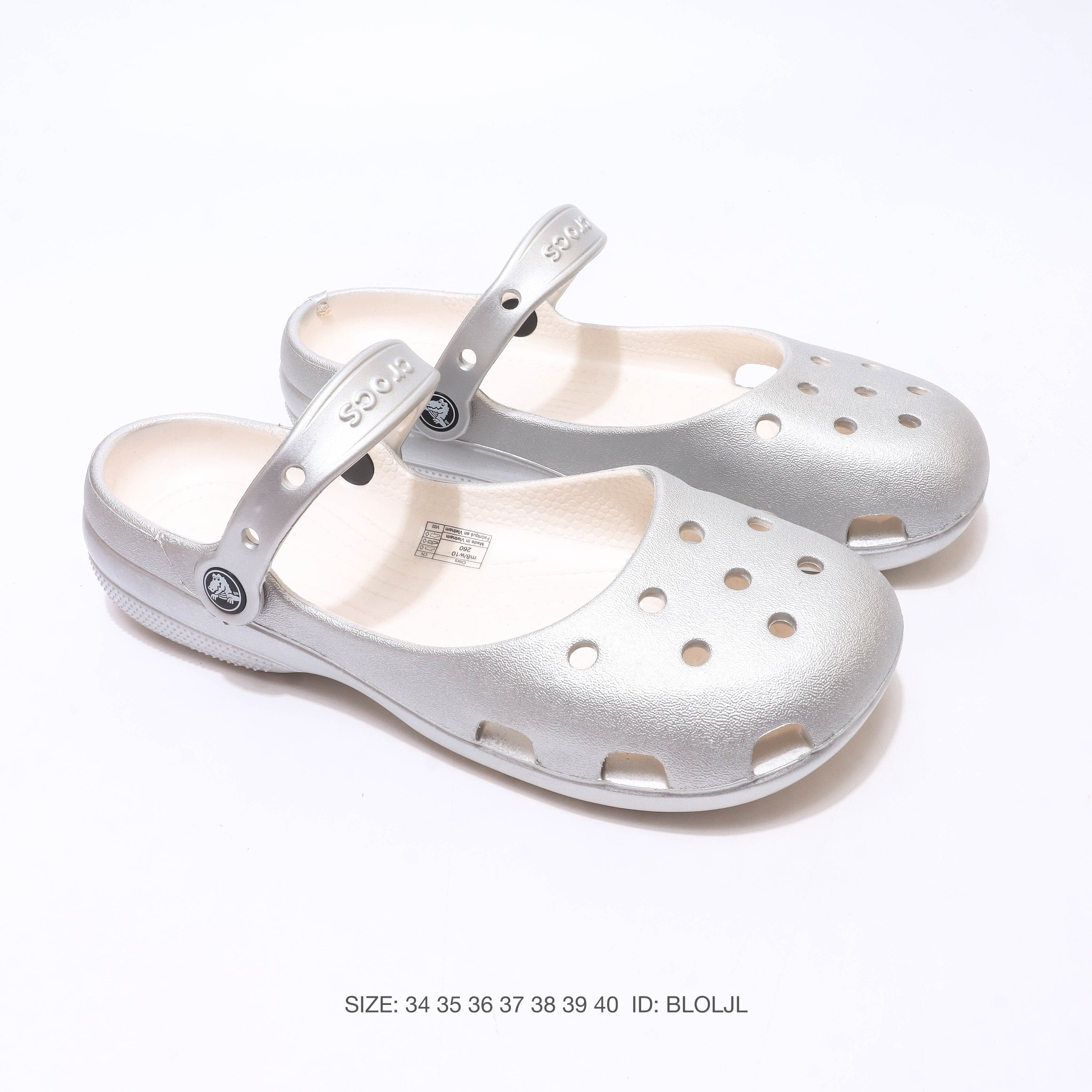 Crocs Classic Mary Jane Metallic
