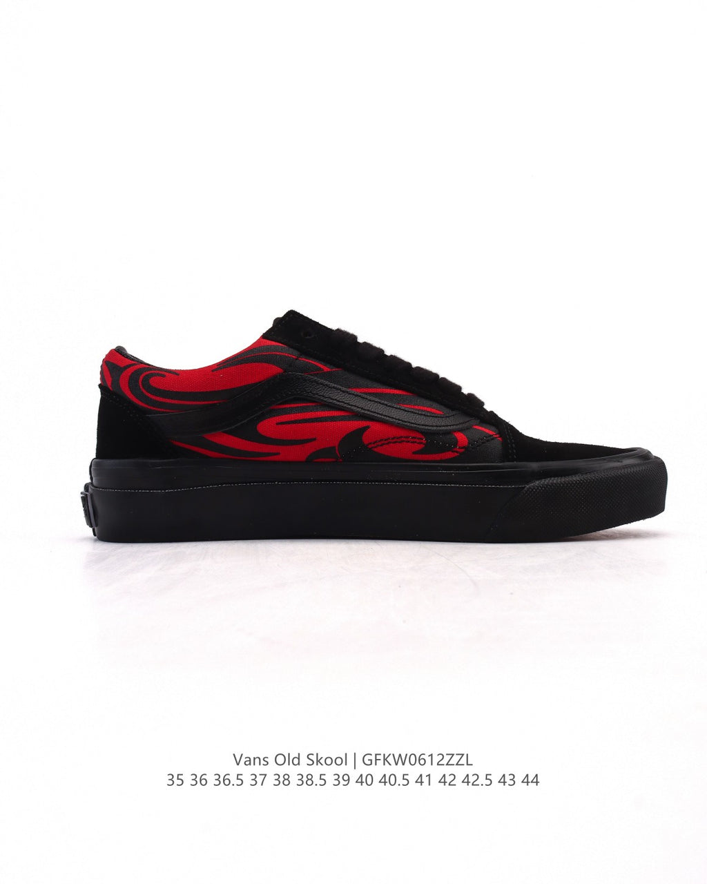 Vans Premium Old Skool Y2K Flame Black Red