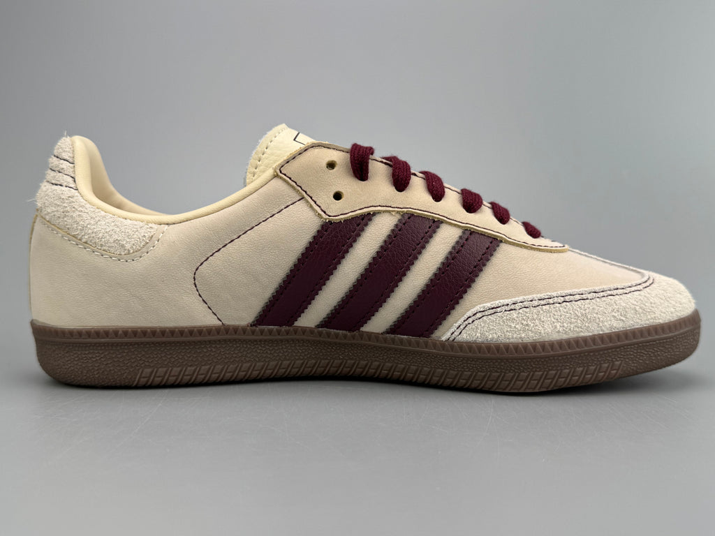 Adidas Samba OG Natural Leather & Front Suede Sneakers