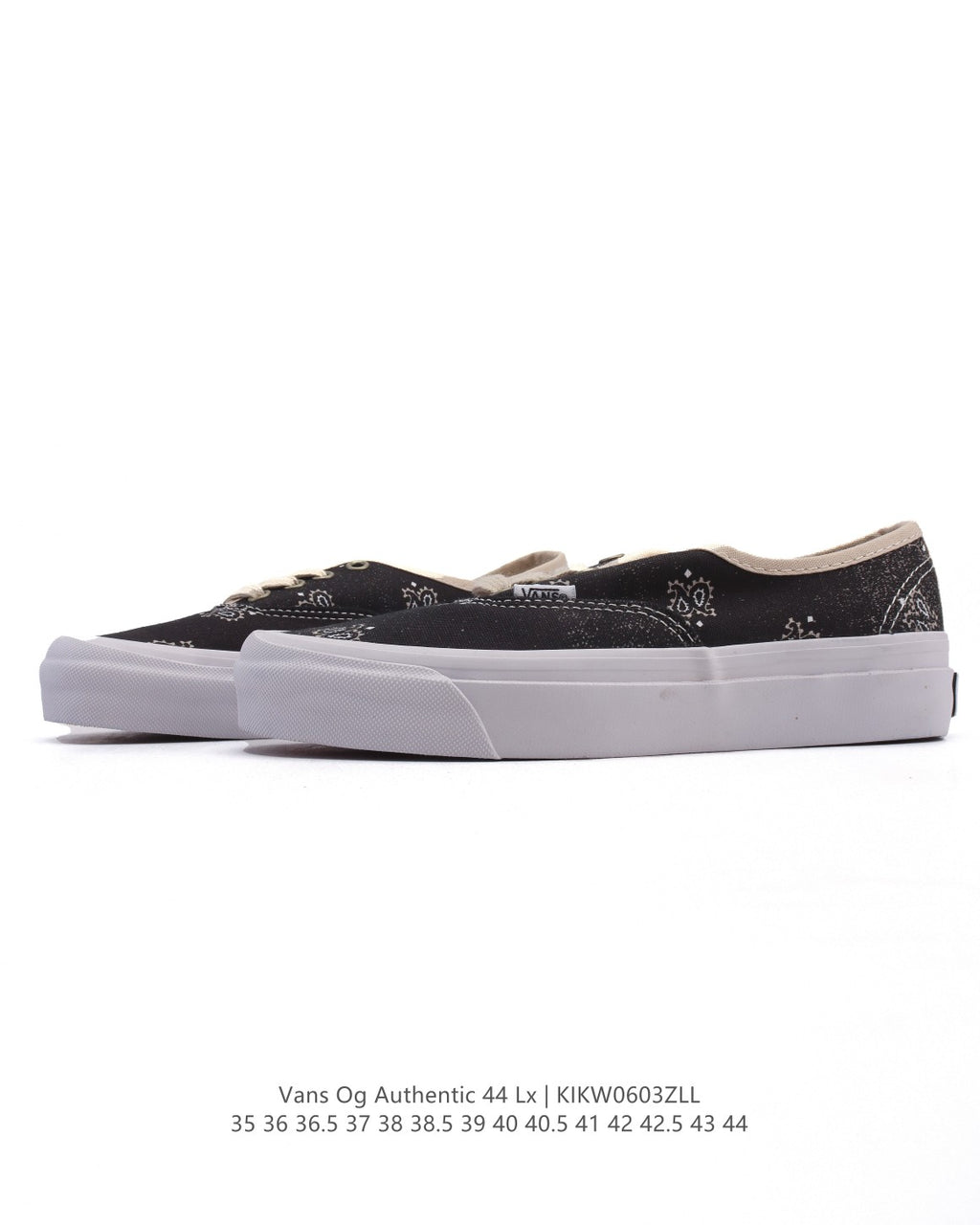 Vans LX Authentic 44 Faded Paisley Black