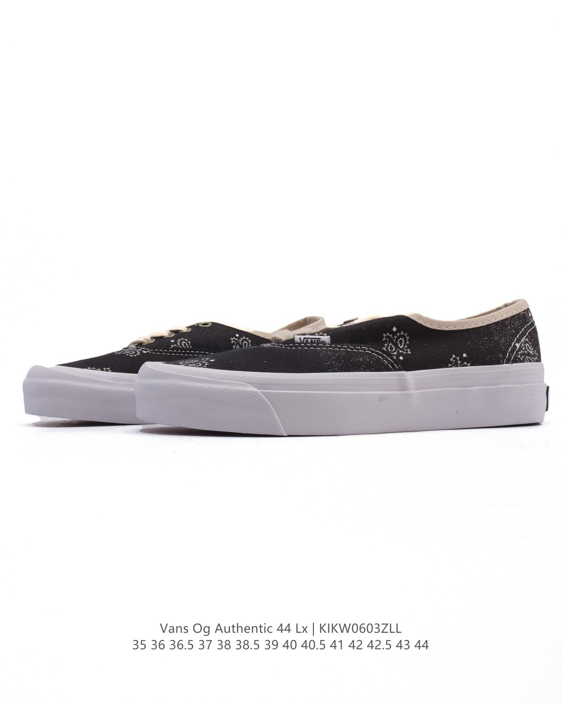 Vans LX Authentic 44 Faded Paisley Black