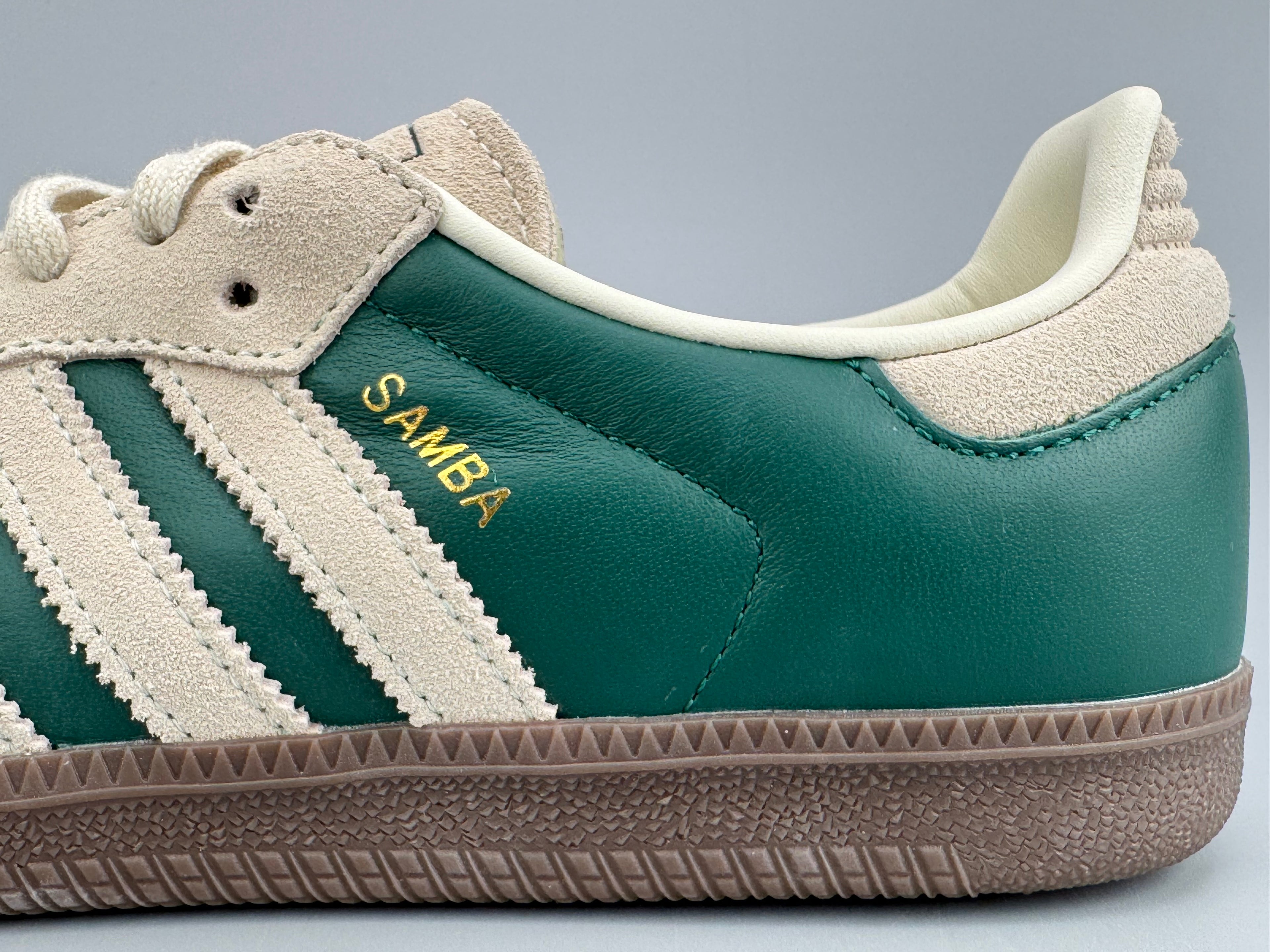 Adidas Samba OG Natural Leather & Front Suede Sneakers