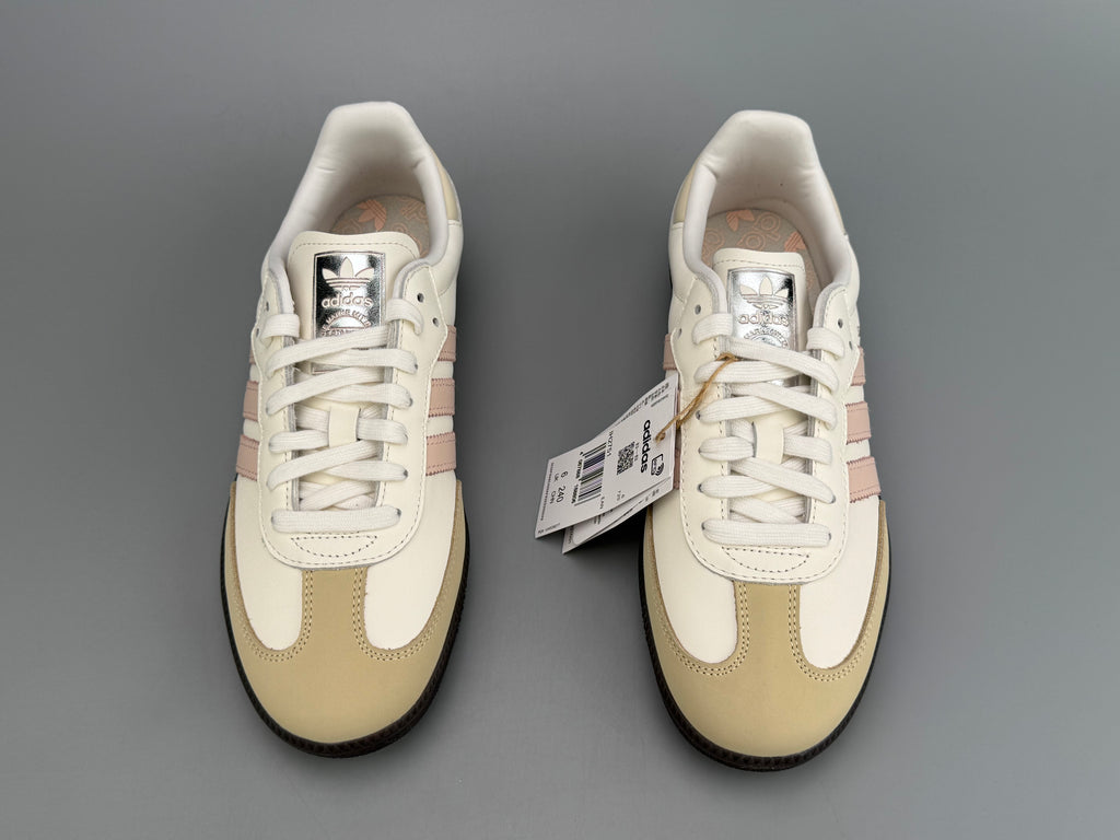 Adidas Samba OG Natural Leather & Front Suede Sneakers