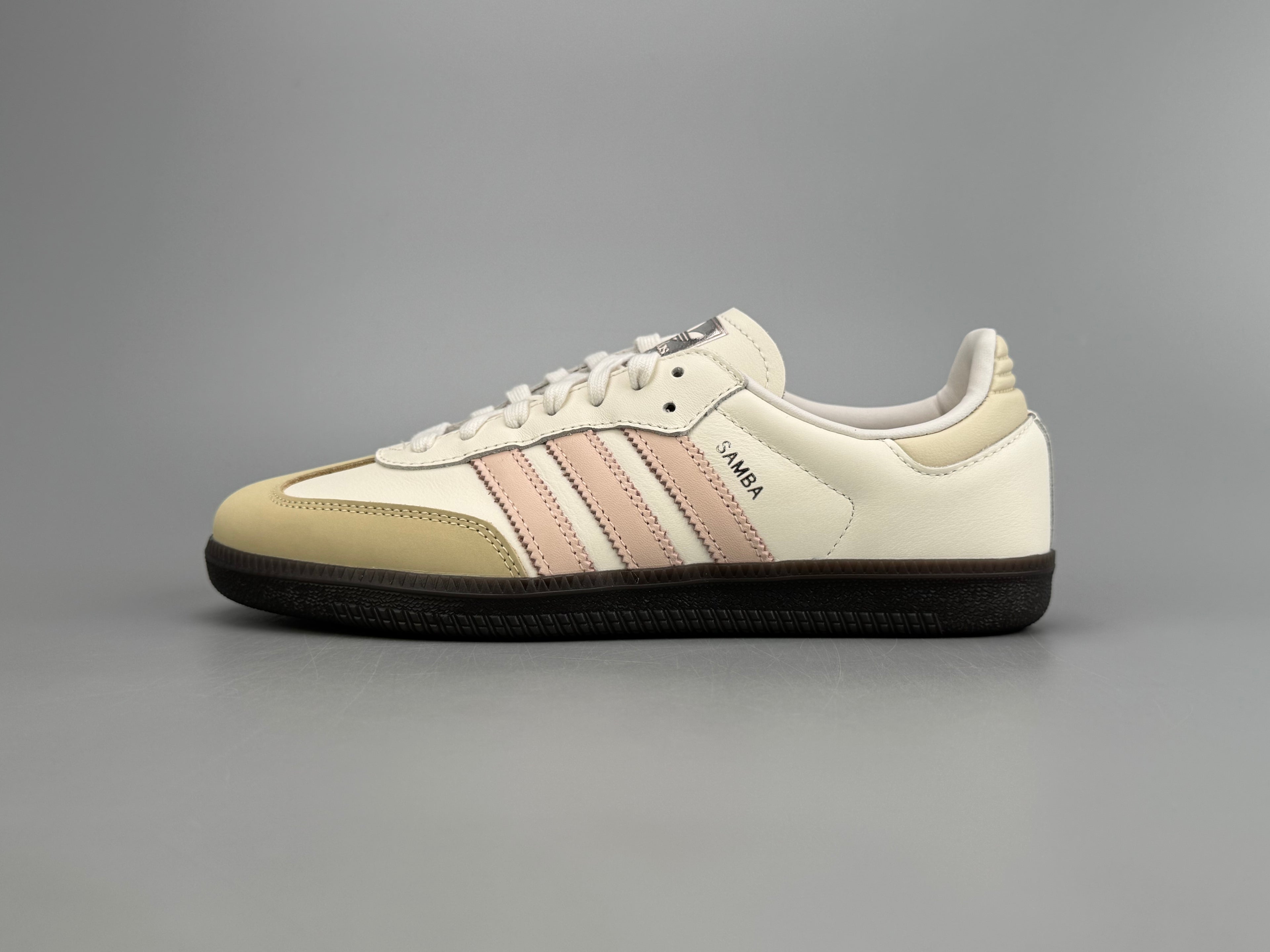 Adidas Samba OG Natural Leather & Front Suede Sneakers