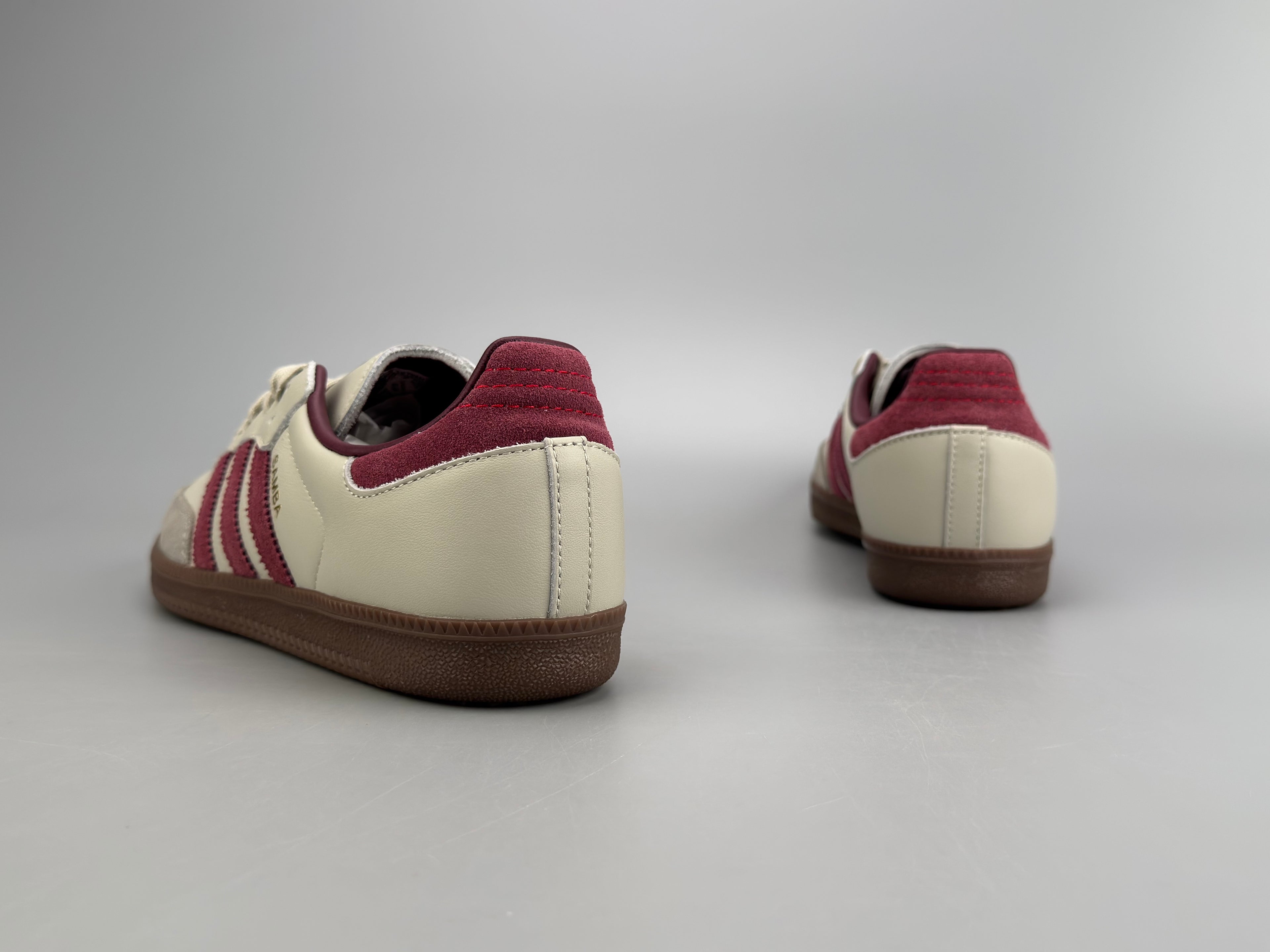 Adidas Samba OG Natural Leather & Front Suede Sneakers