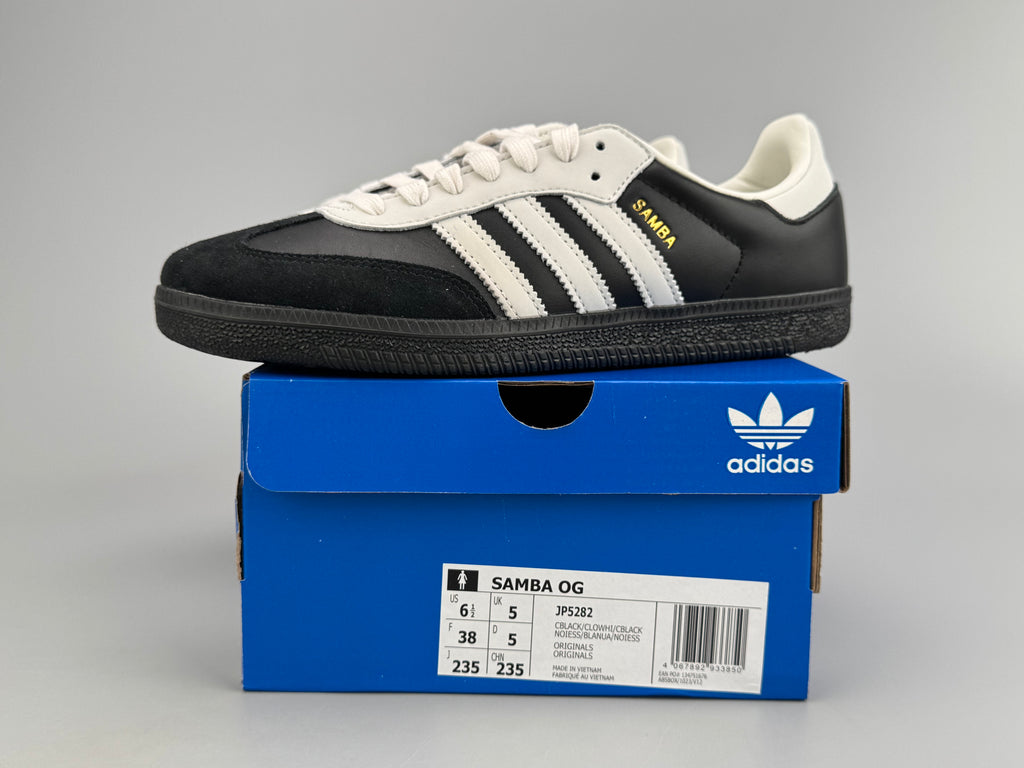 Adidas Samba OG Natural Leather & Front Suede Sneakers